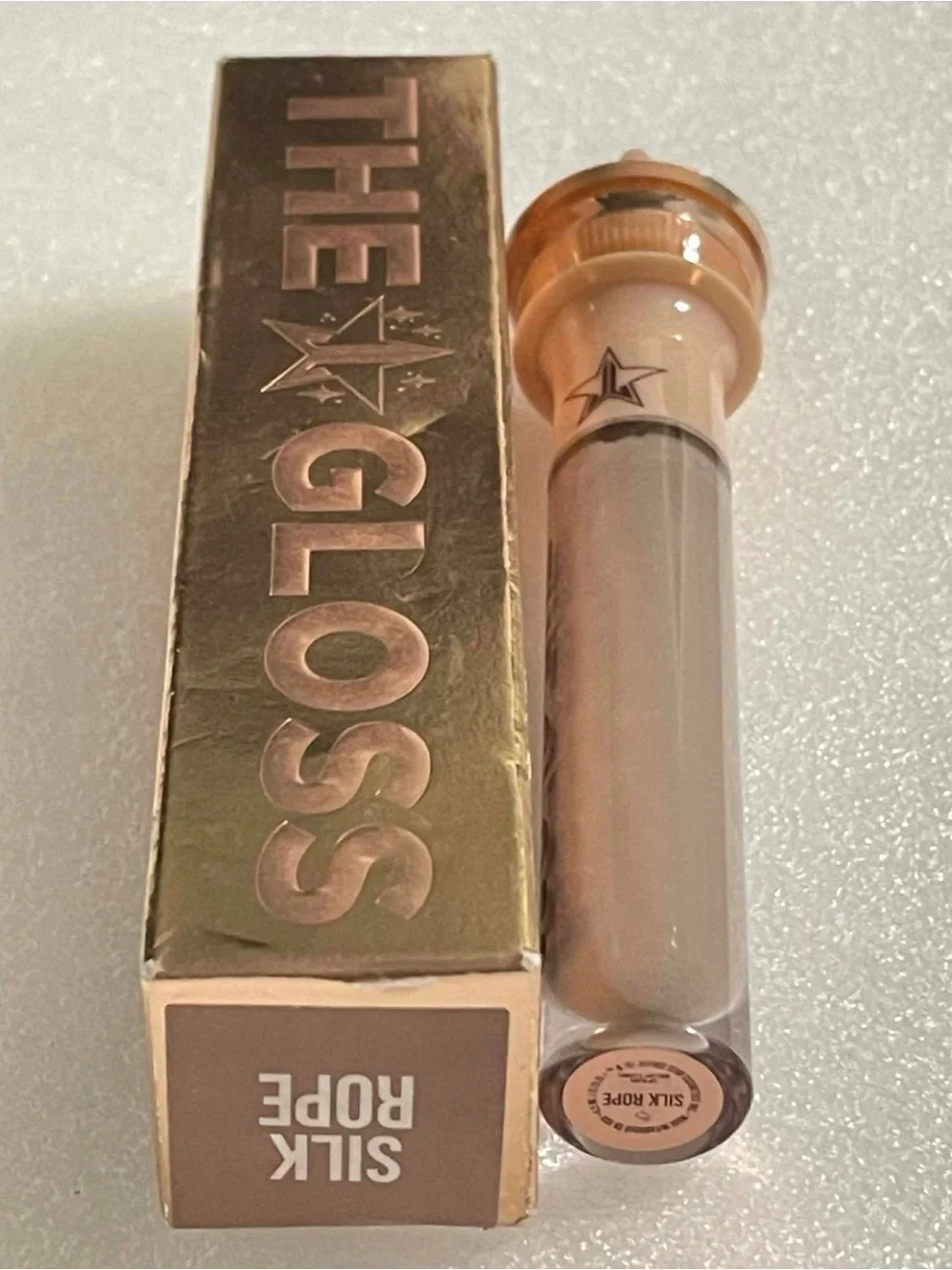 Jeffree Star The Liquid Lip Gloss in Silk Rope - Nude Beige Shine